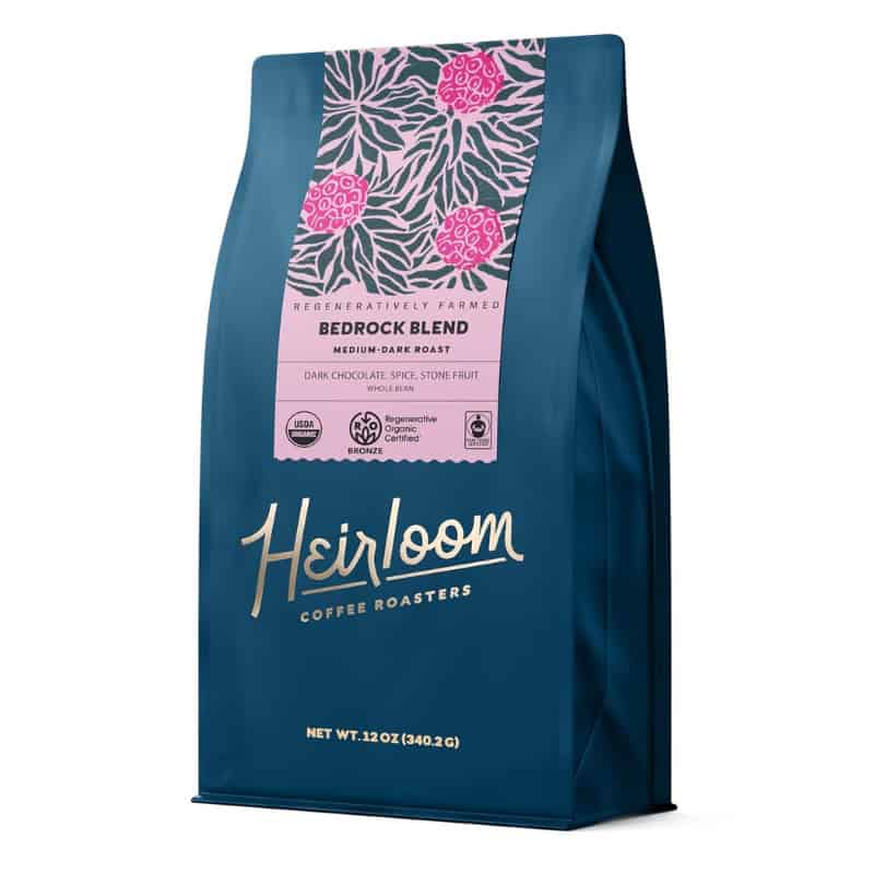 Heirloom Coffee Roasters Bedrock Blend Coffee